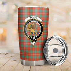 McFie Ancient Tartan Crest Tumbler