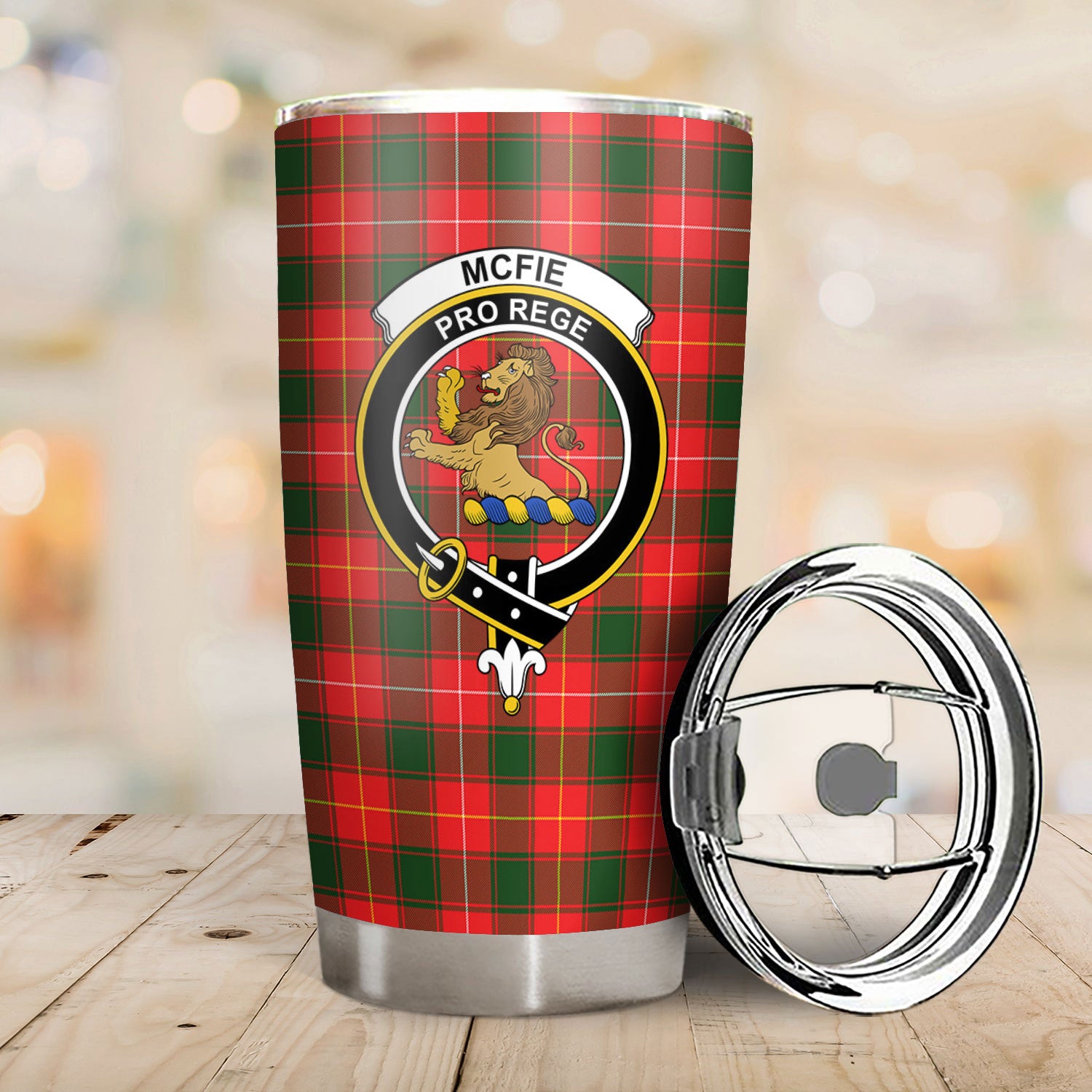 McFie Tartan Crest Tumbler