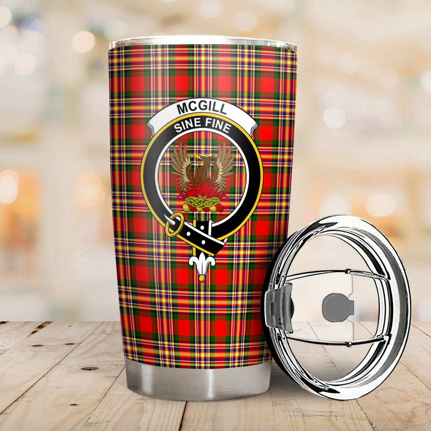 McGill Modern Tartan Crest Tumbler