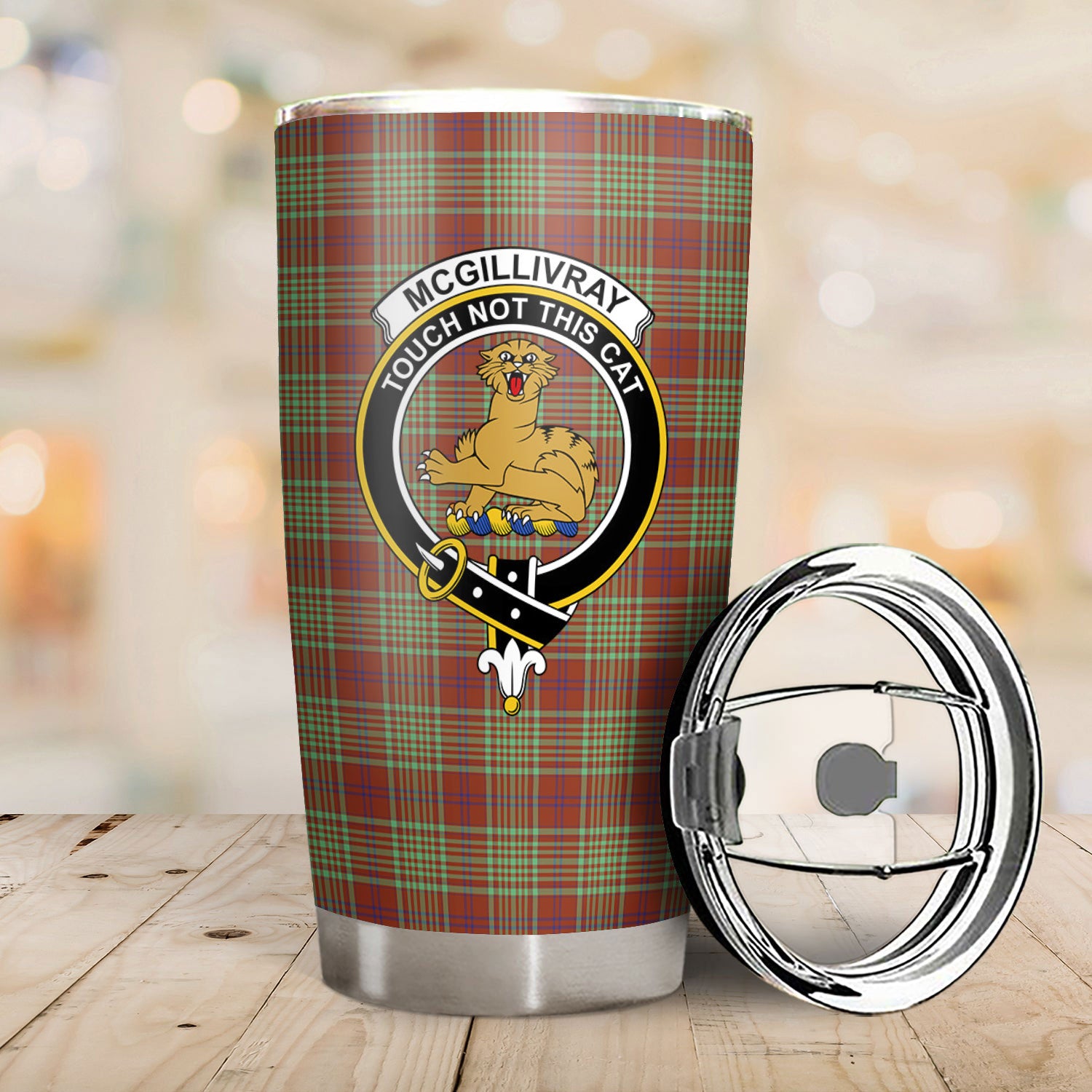 McGillivray Hunting Ancient Tartan Crest Tumbler