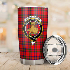 McGillivray Modern Tartan Crest Tumbler