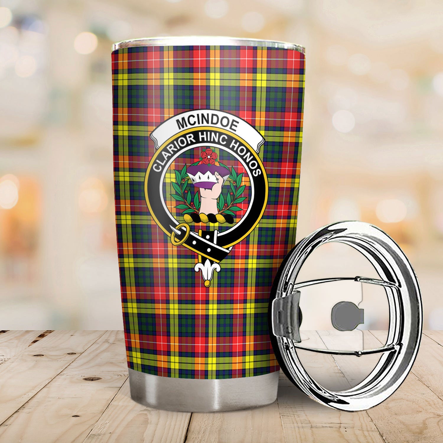 McIndoe Tartan Crest Tumbler