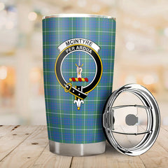 McIntyre Hunting Ancient Tartan Crest Tumbler