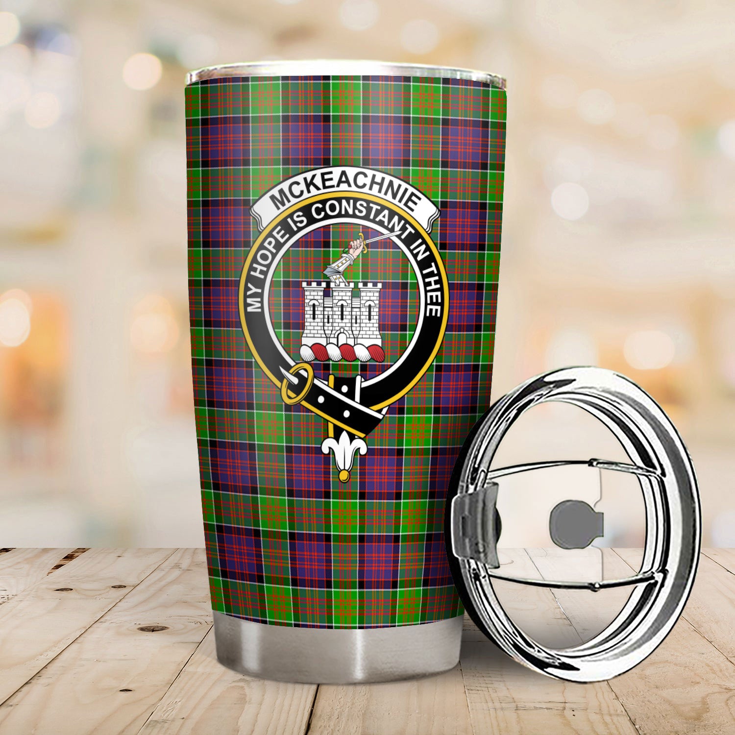 McKeachie Tartan Crest Tumbler