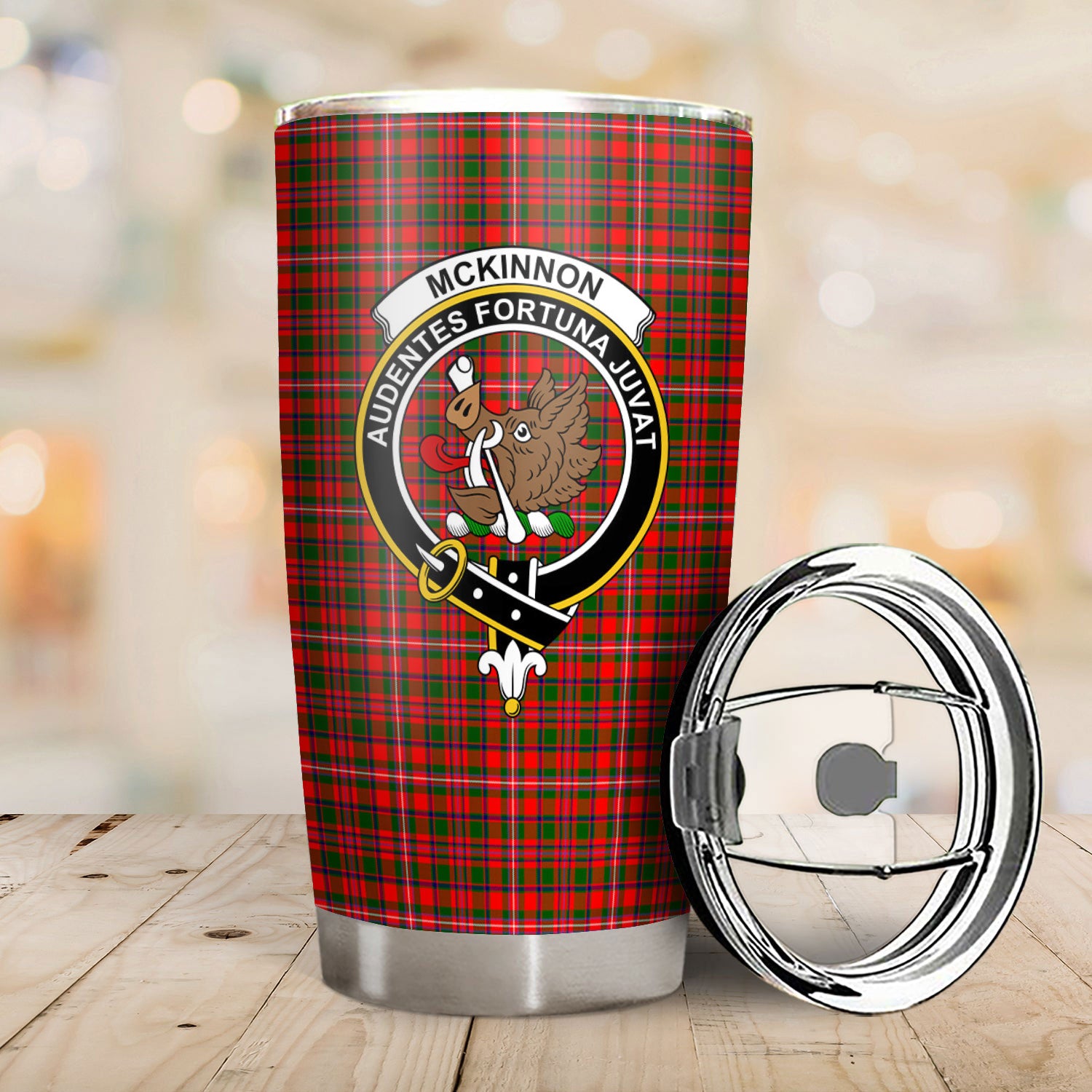 McKinnon Modern Tartan Crest Tumbler