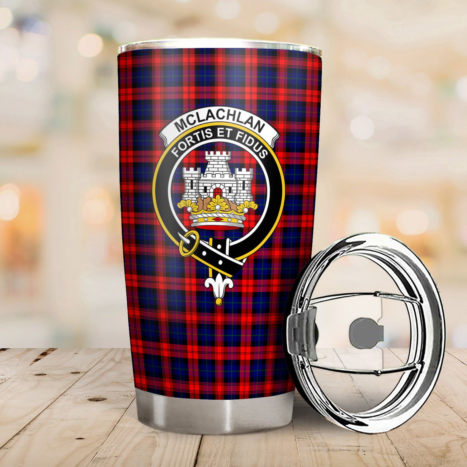 McLachlan Modern Tartan Crest Tumbler