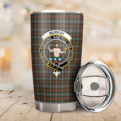 Murray of Atholl Weathered Tartan Crest Tumbler