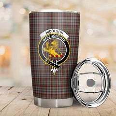 Nicolson Hunting Weathered Tartan Crest Tumbler