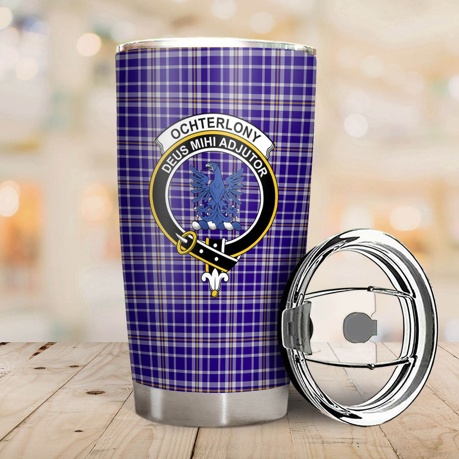 Ochterlony Tartan Crest Tumbler