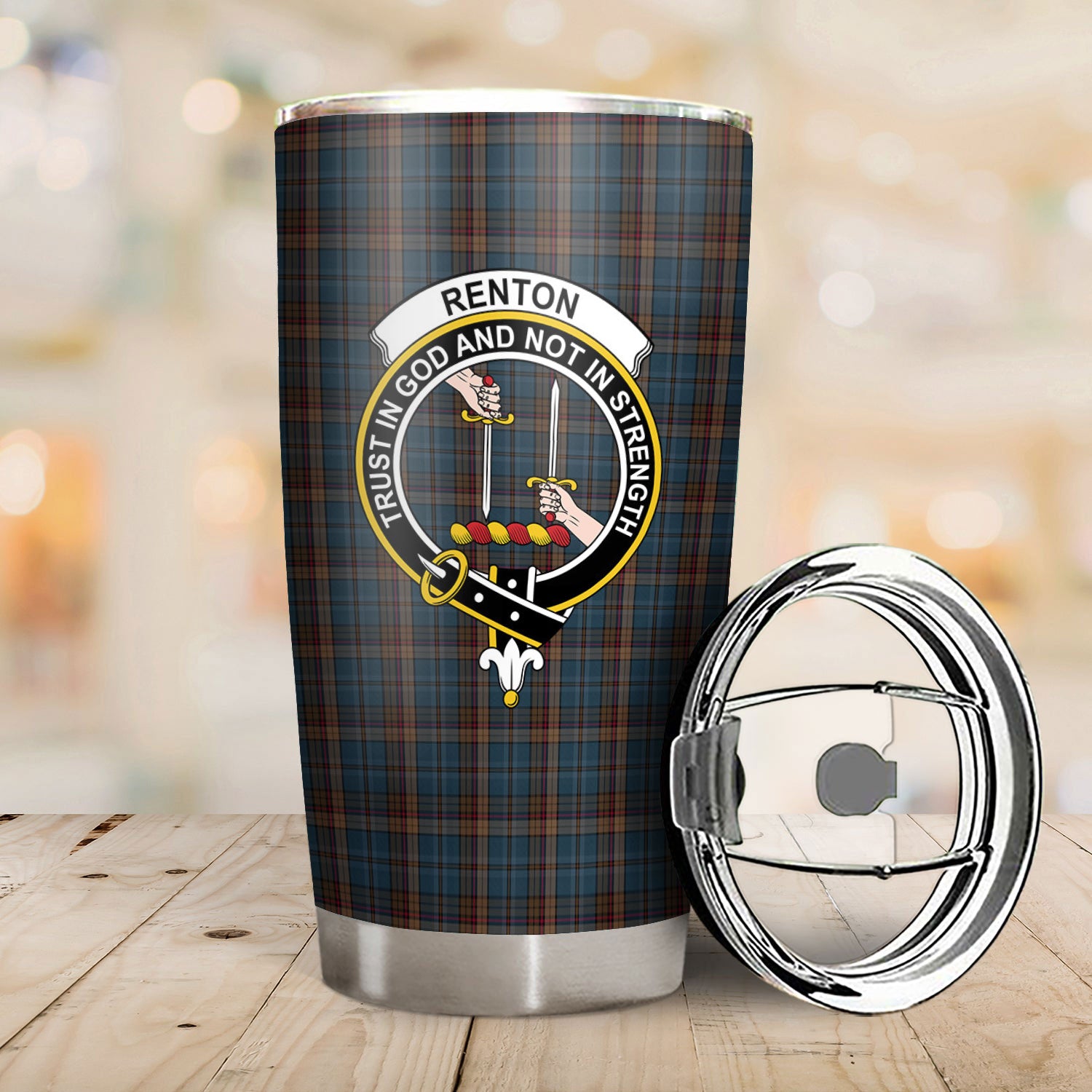 Renton Tartan Crest Tumbler