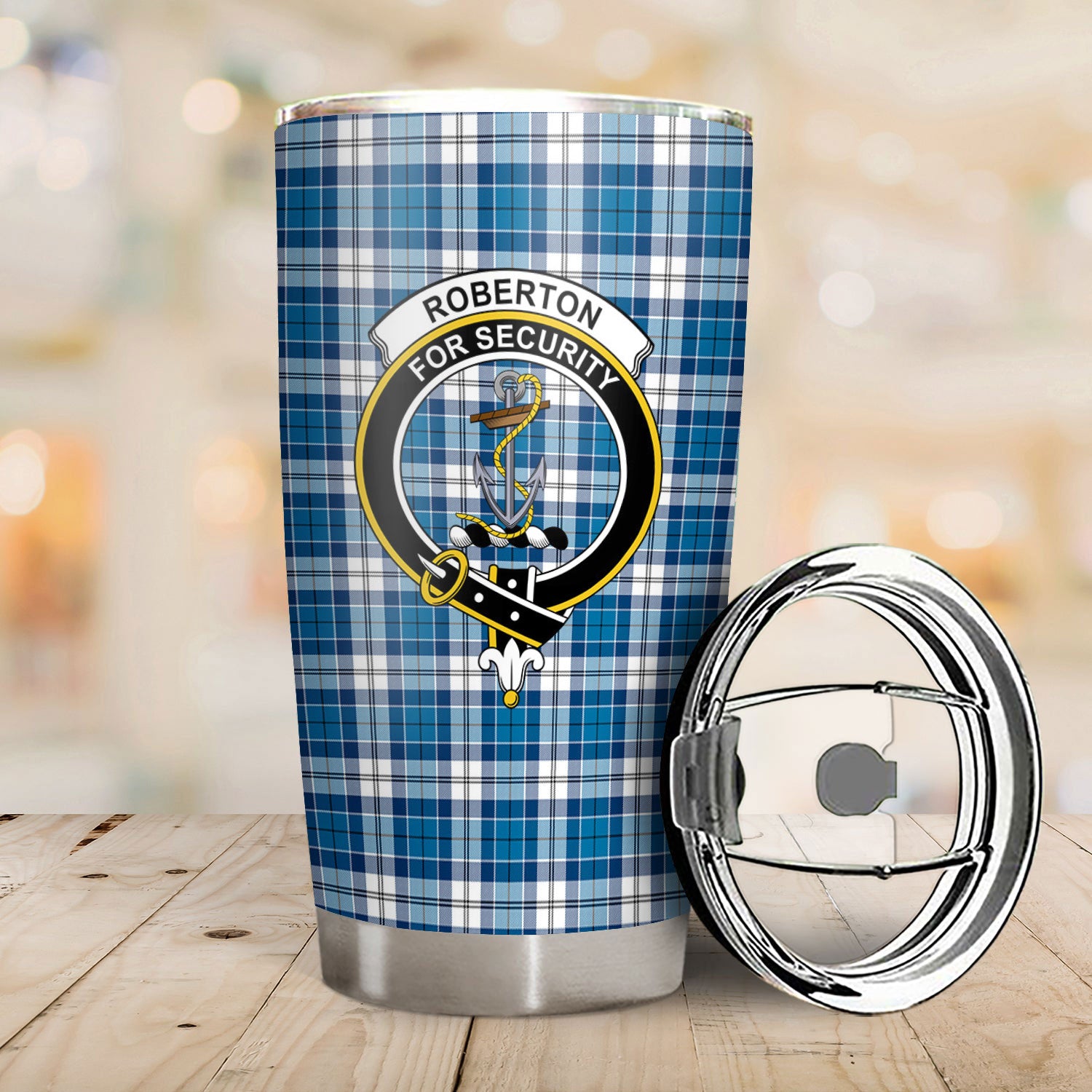 Roberton Tartan Crest Tumbler