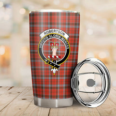 Robertson Weathered Tartan Crest Tumbler