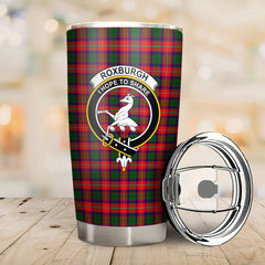 Roxburgh District Tartan Crest Tumbler