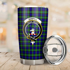 Sempill Modern Tartan Crest Tumbler