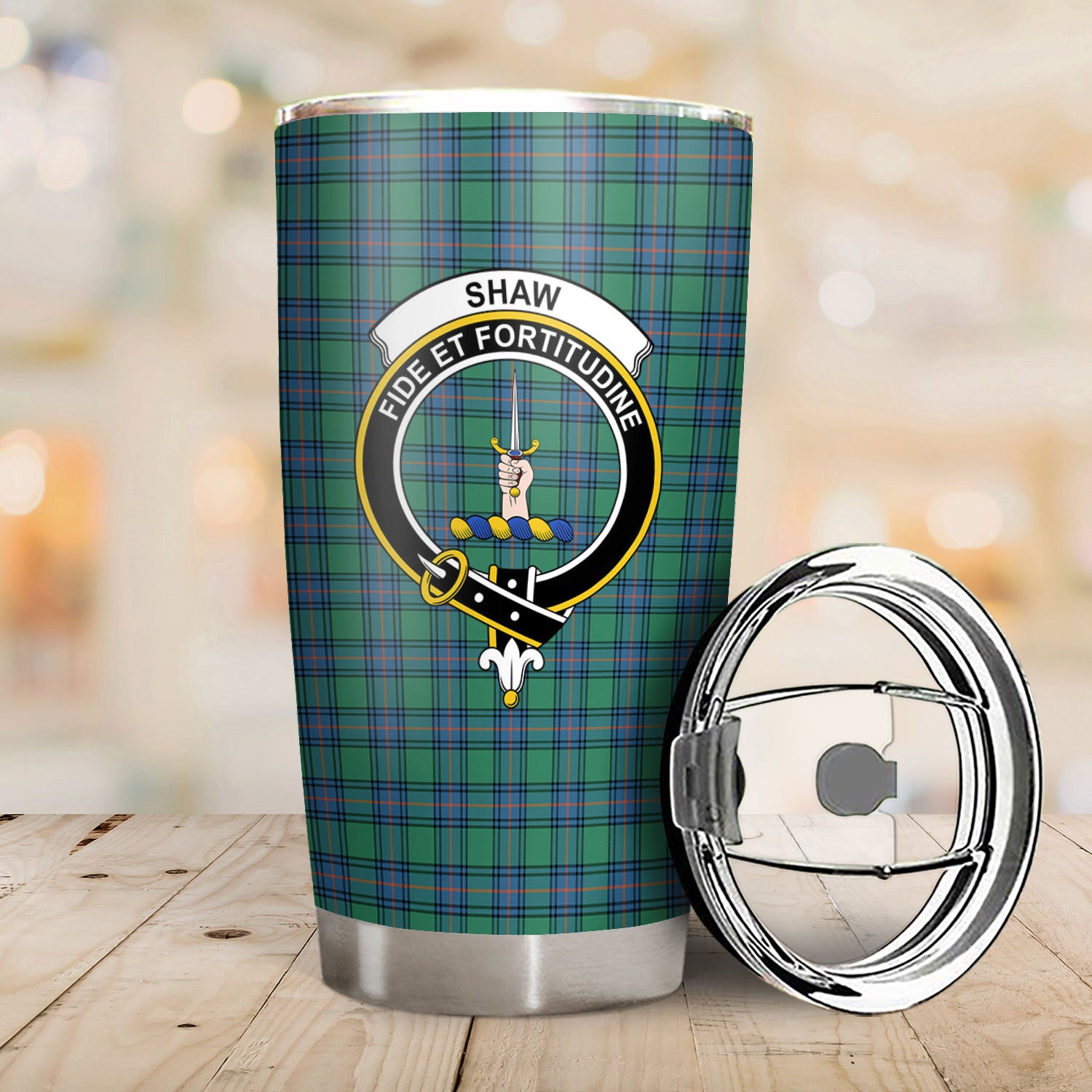 Shaw Ancient Tartan Crest Tumbler