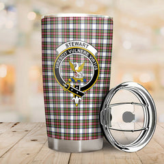 Stewart Dress Modern Tartan Crest Tumbler