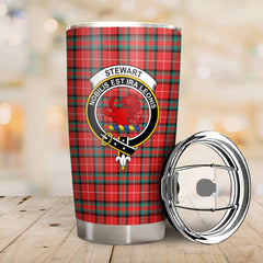 Stewart (Stuart) of Bute Tartan Crest Tumbler