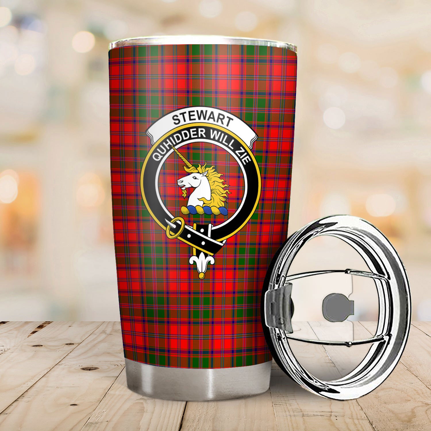 Stewart of Appin Modern Tartan Crest Tumbler