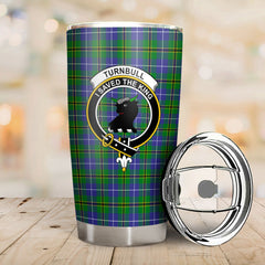 Turnbull Hunting Tartan Crest Tumbler