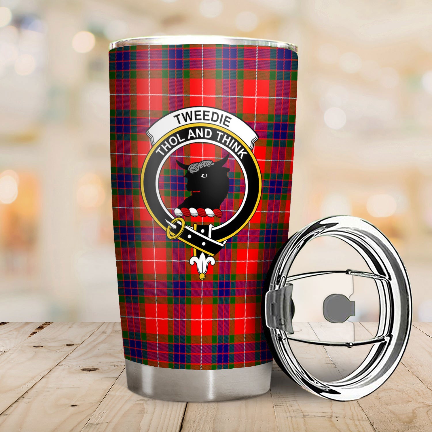 Tweedie Tartan Crest Tumbler