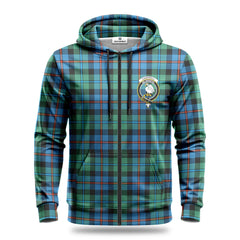 Campbell of Cawdor Ancient Tartan Crest Hoodie