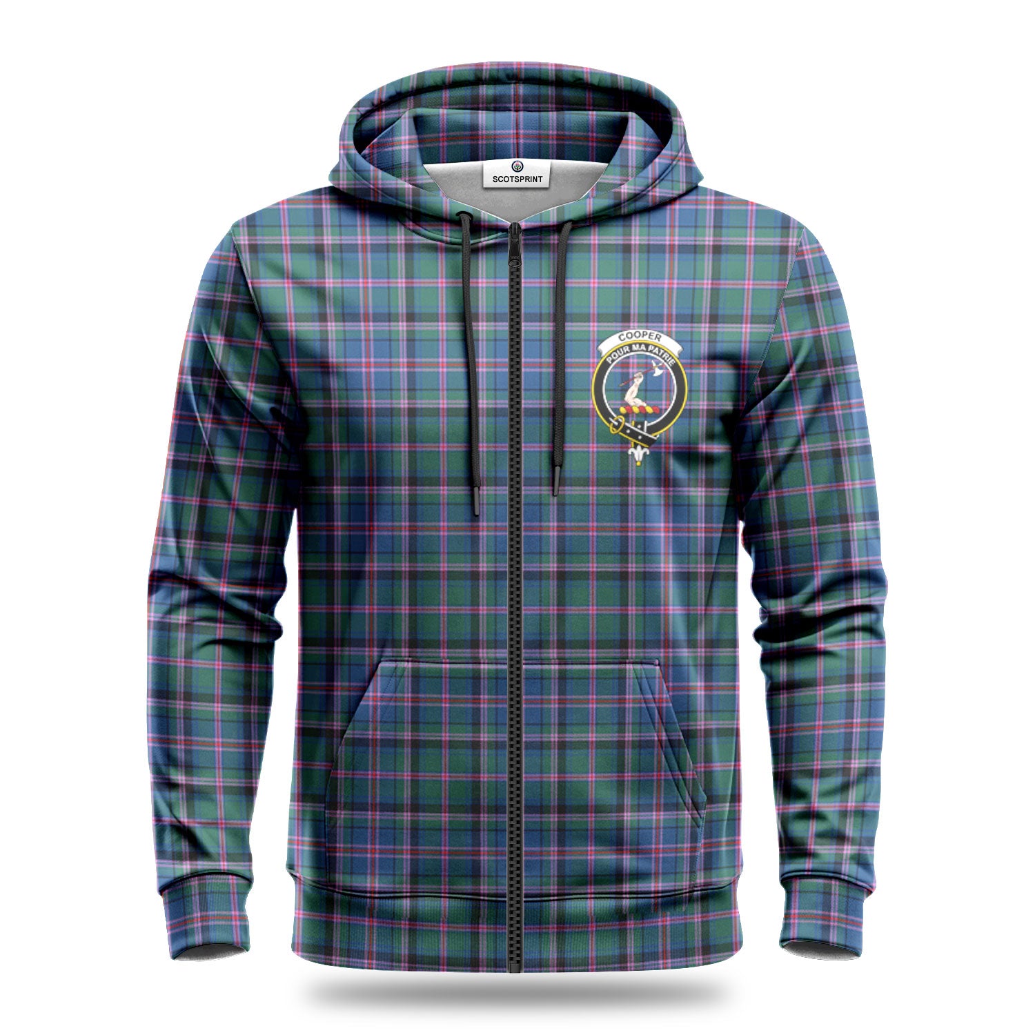 Cooper Ancient Tartan Crest Hoodie