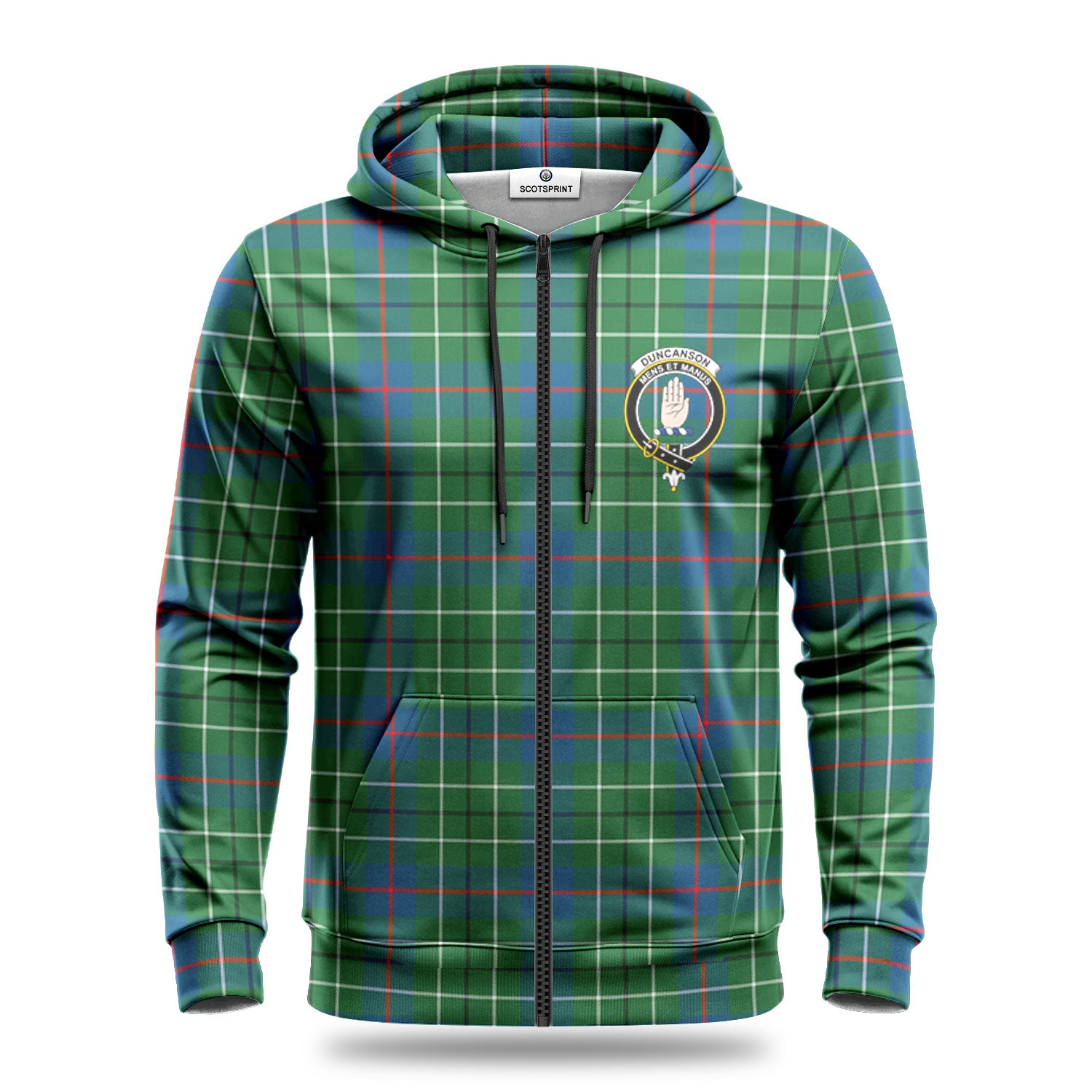 Duncanson Tartan Crest Hoodie