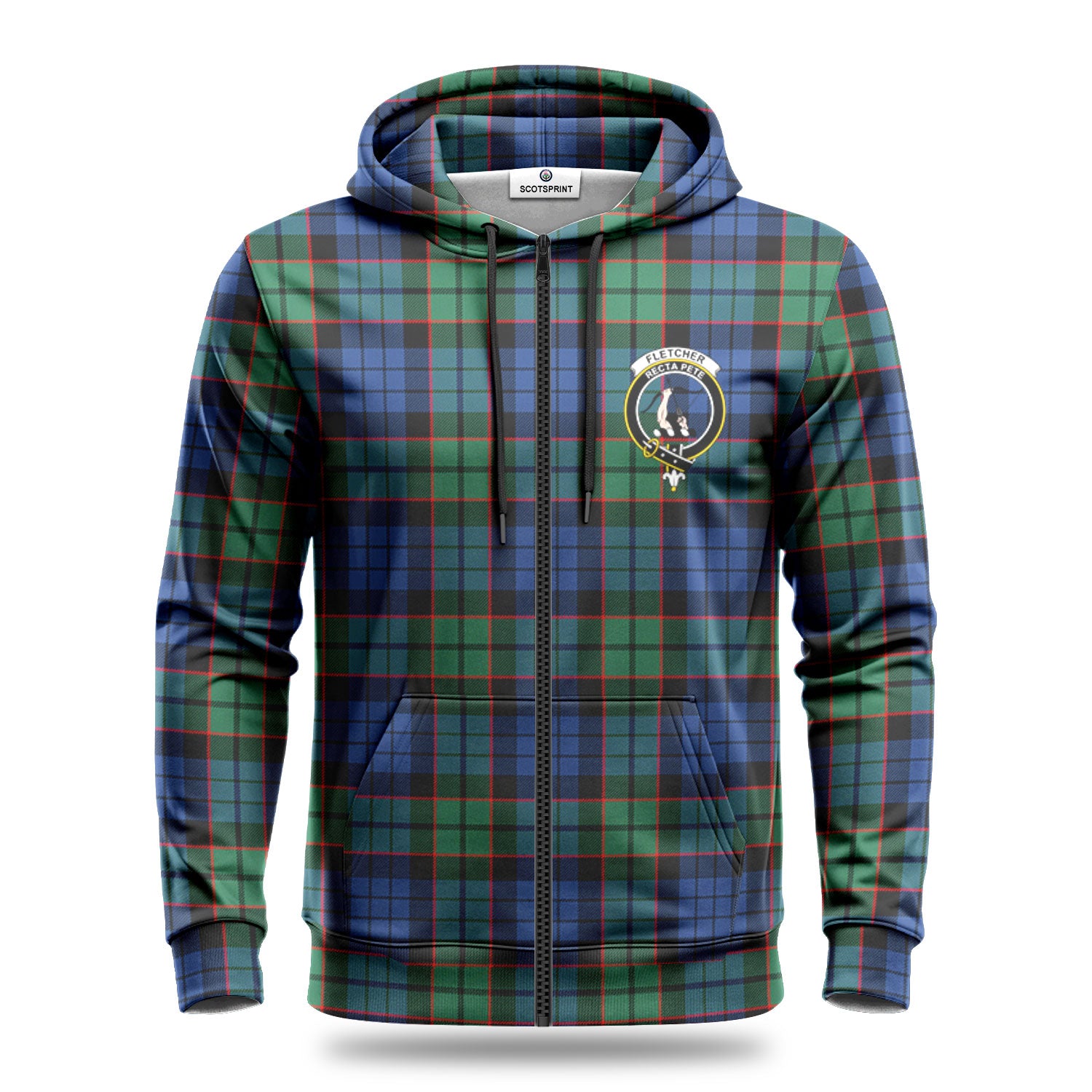 Fletcher Ancient Tartan Crest Hoodie