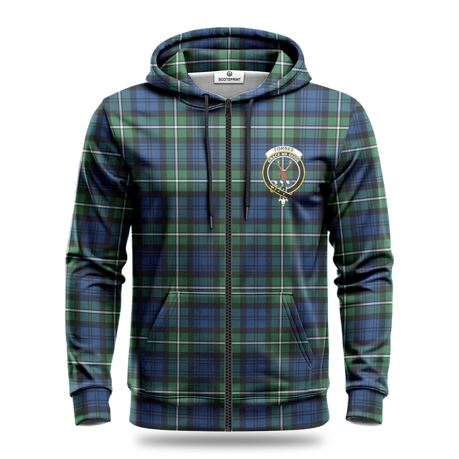 Forbes Ancient Tartan Crest Hoodie