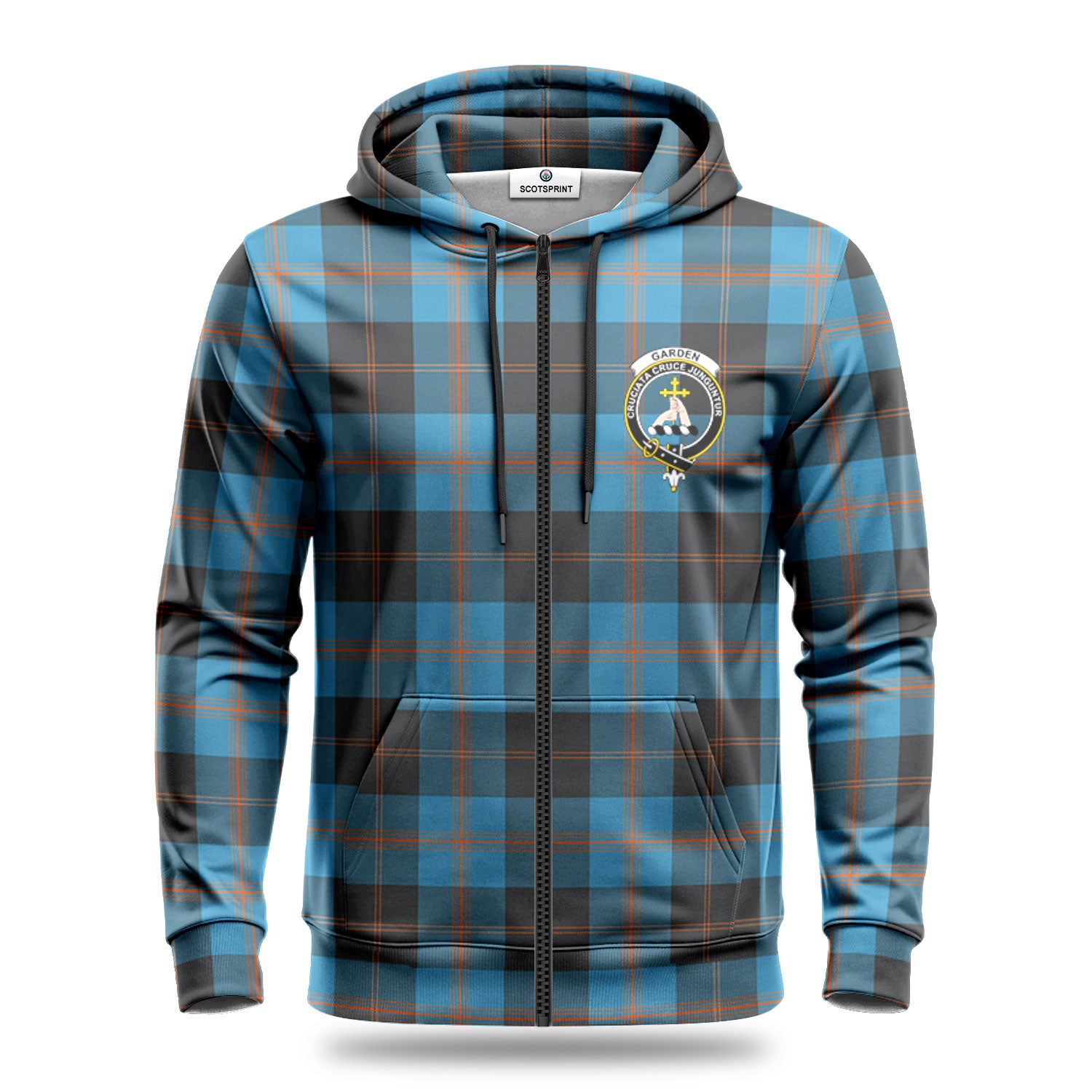 Garden Tartan Crest Hoodie