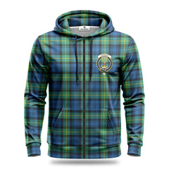 Gordon Ancient Tartan Crest Hoodie