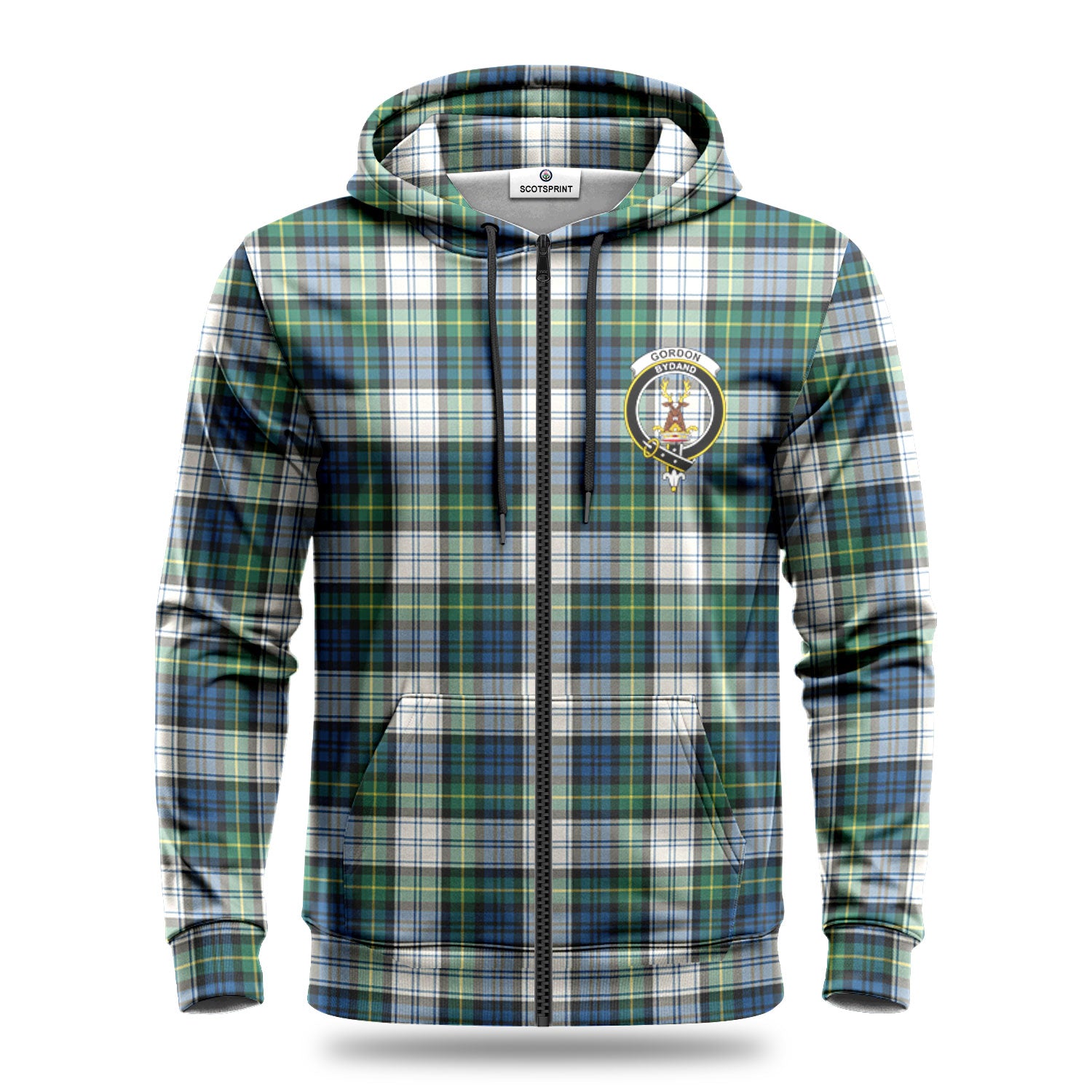 Gordon Dress Ancient Tartan Crest Hoodie