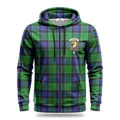 Haldane Tartan Crest Hoodie