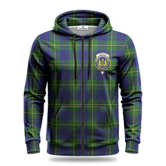 Johnson Modern Tartan Crest Hoodie