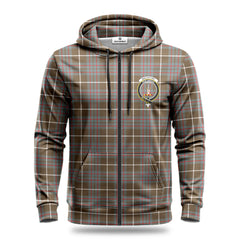 MacIntyre Hunting Weathered Tartan Crest Hoodie