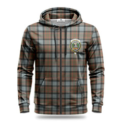 MacLaren Weathered Tartan Crest Hoodie