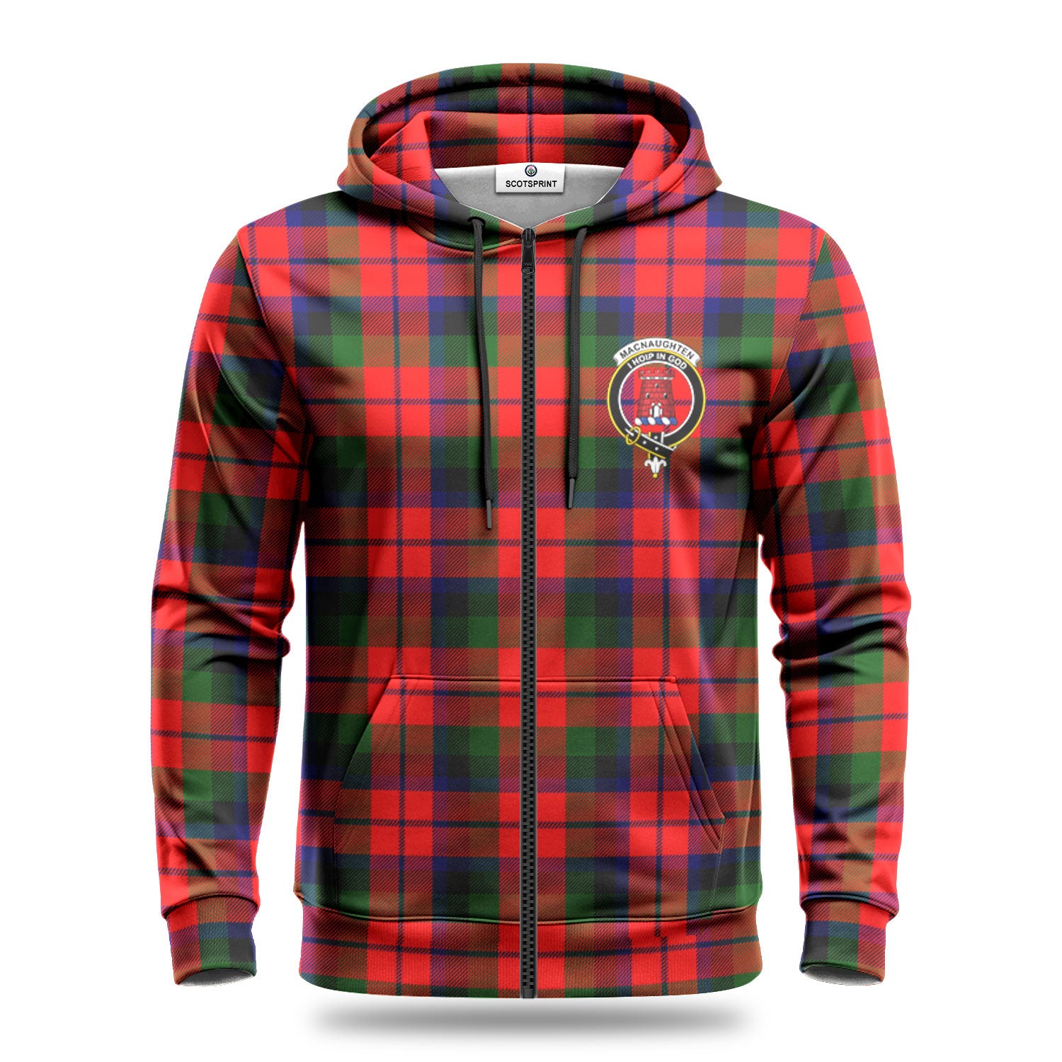 MacNaughten Tartan Crest Hoodie