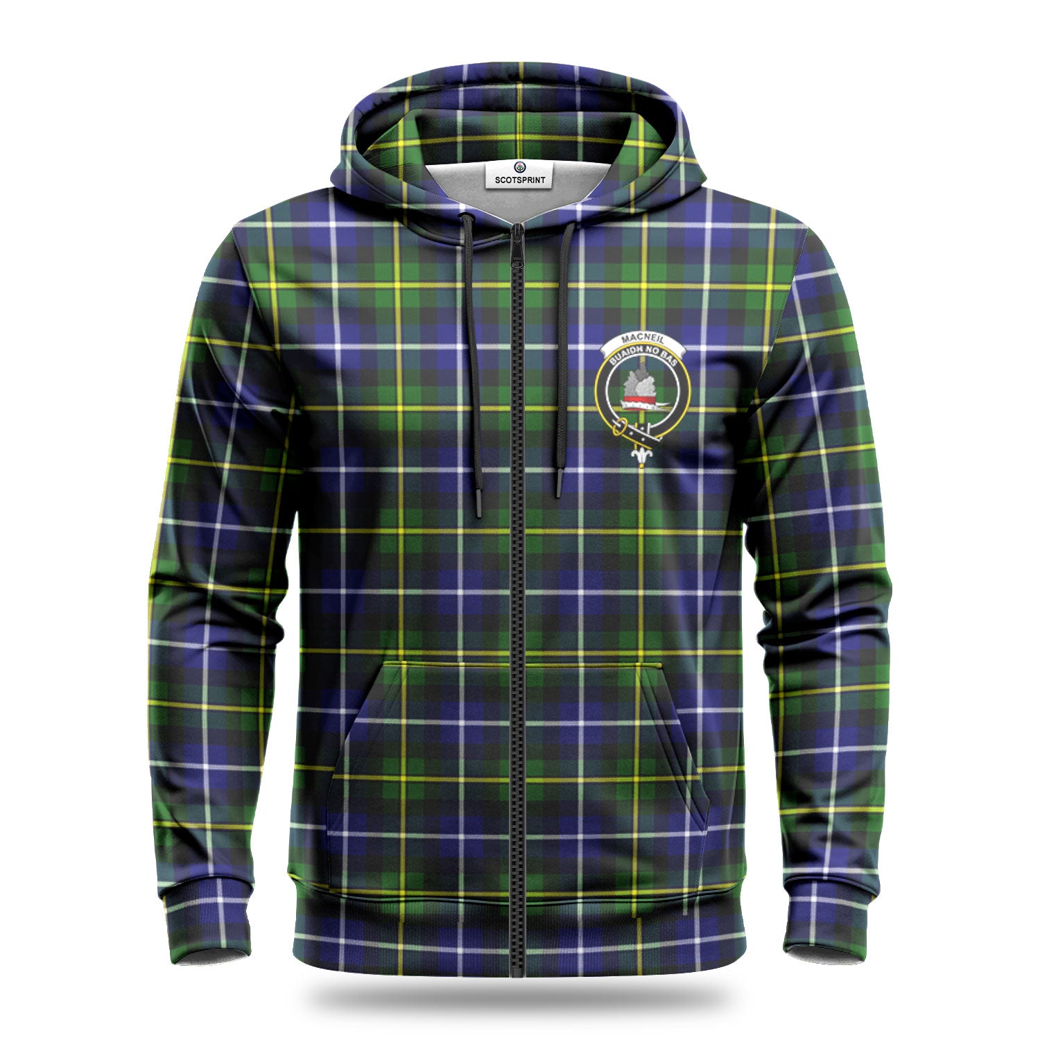 MacNeil of Barra Modern Tartan Crest Hoodie