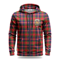 MacPherson Modern Tartan Crest Hoodie