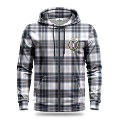 MacRae Dress Modern Tartan Crest Hoodie