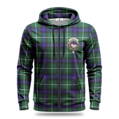 McDonald of the Isles Hunting Modern Tartan Crest Hoodie