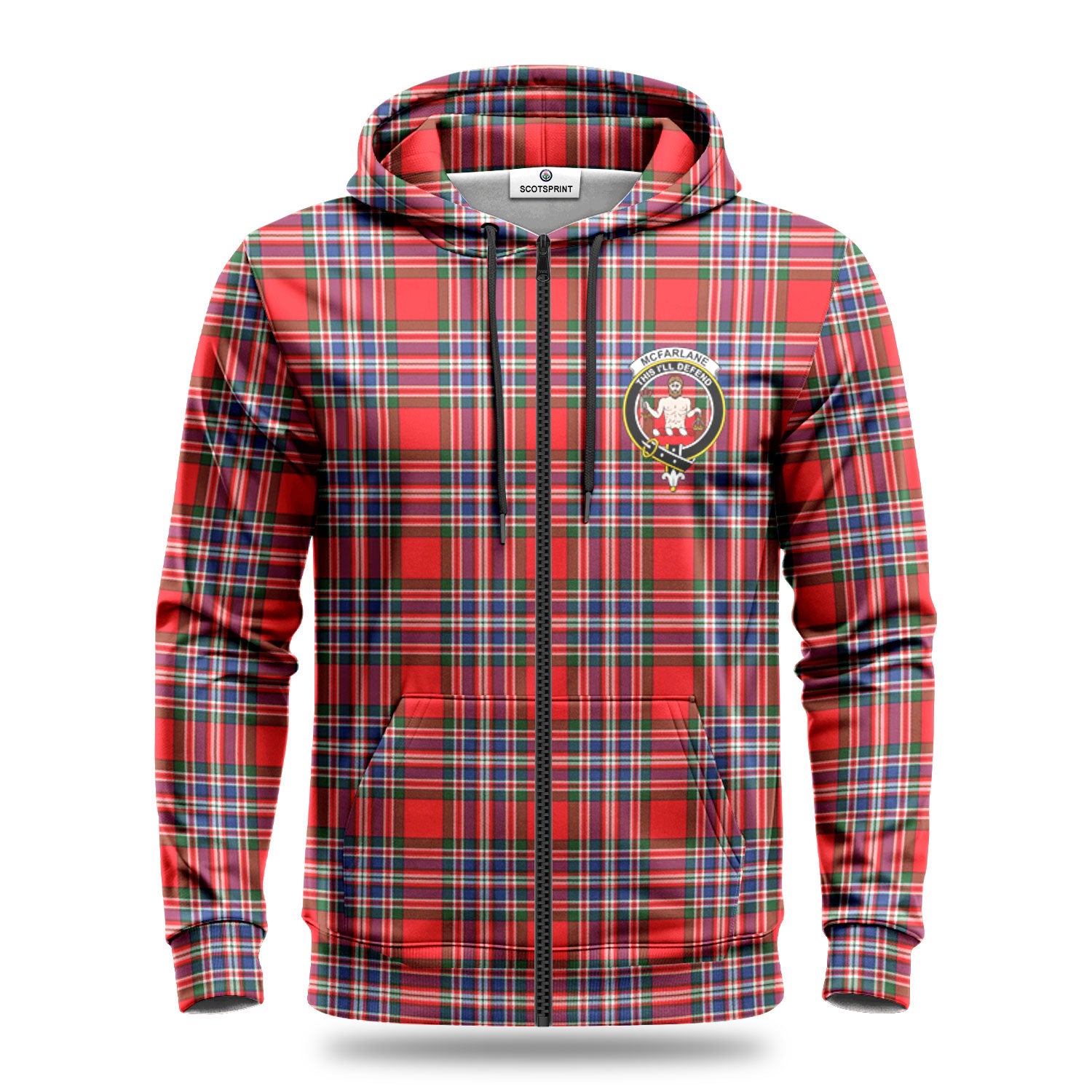 McFarlane Modern Tartan Crest Hoodie