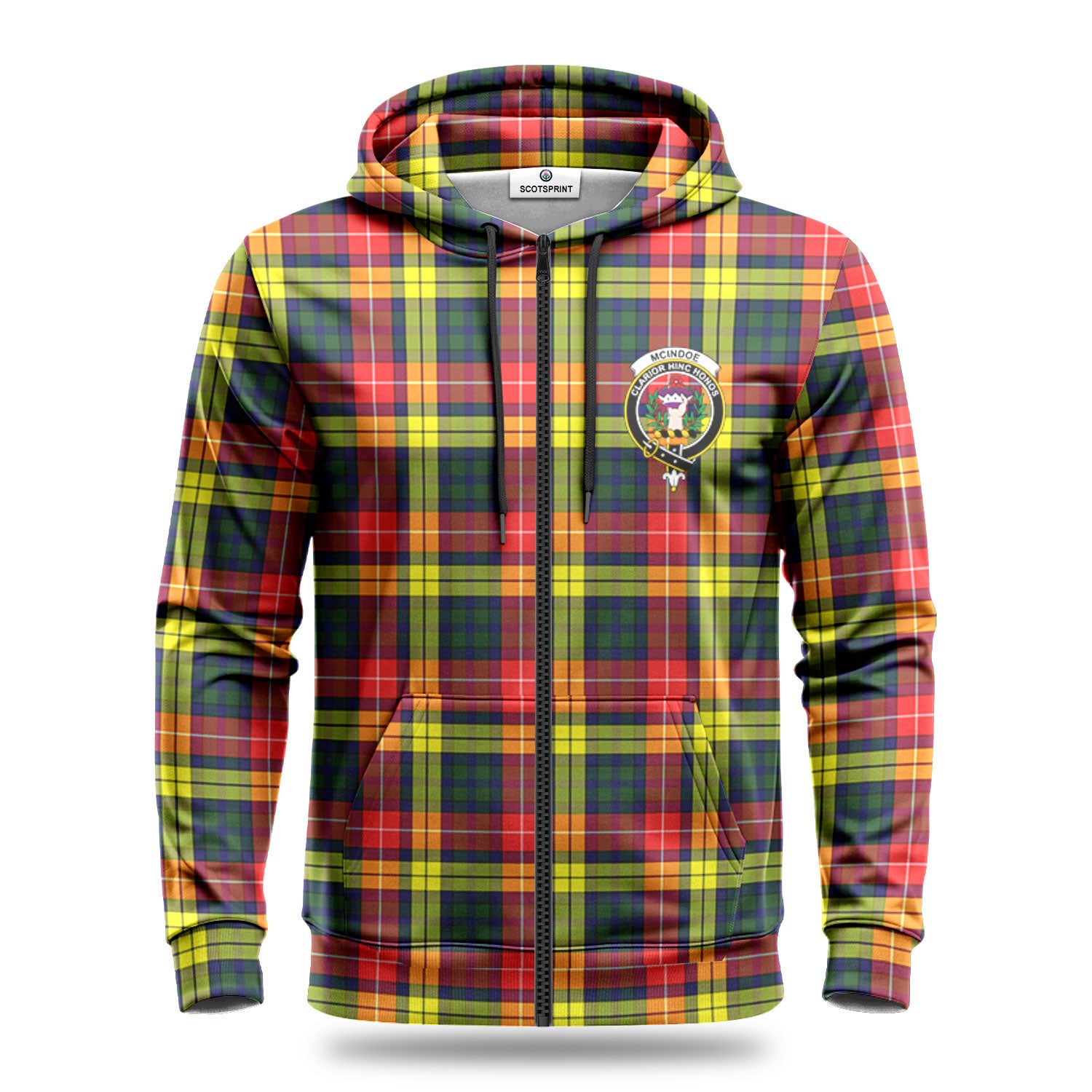 McIndoe Tartan Crest Hoodie