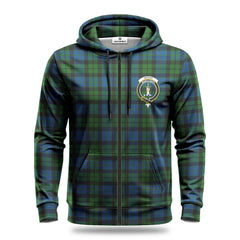 McKay Modern Tartan Crest Hoodie