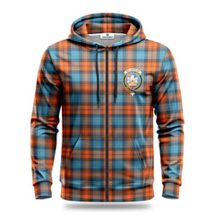 McLachlan Ancient Tartan Crest Hoodie