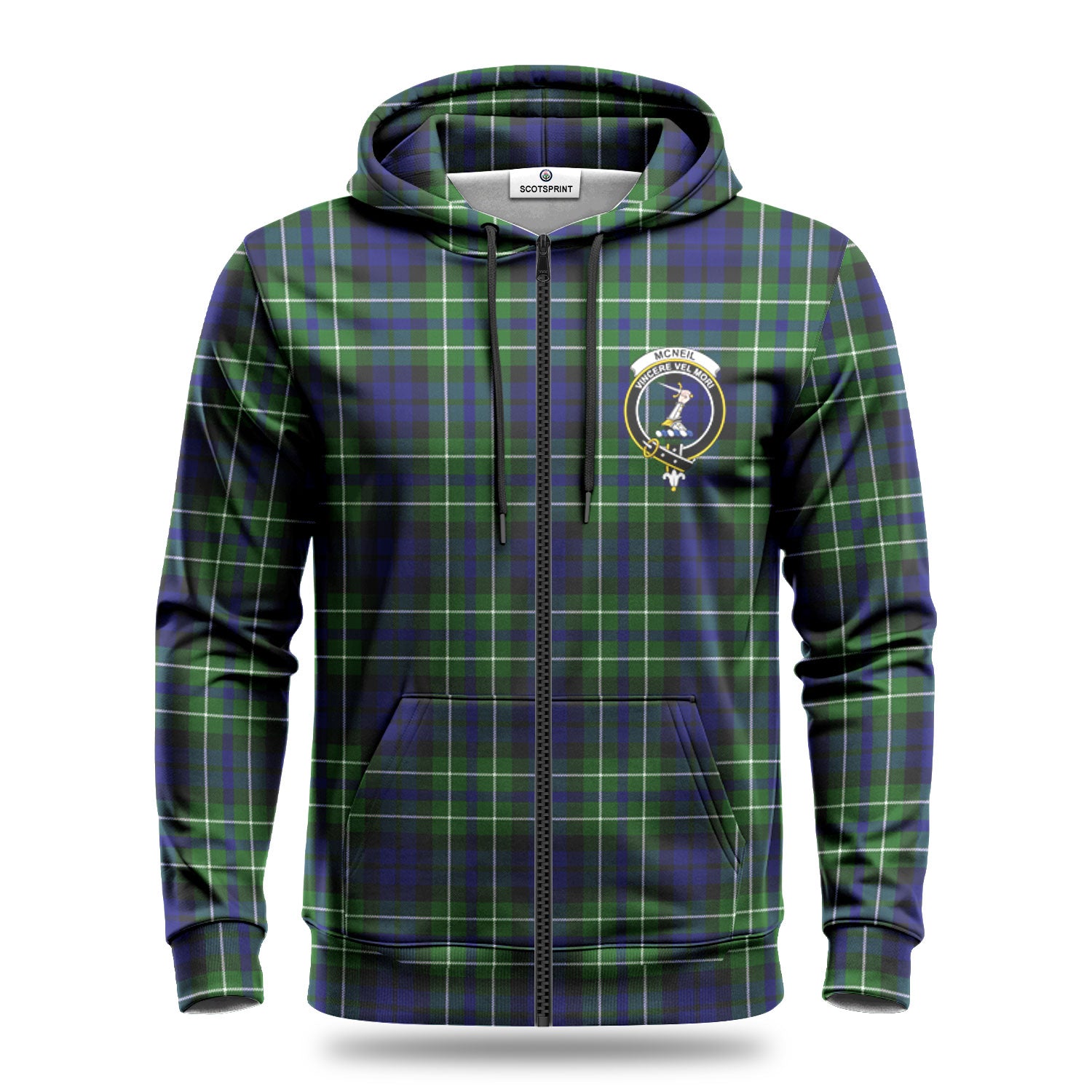 McNeil of Colonsay Modern Tartan Crest Hoodie