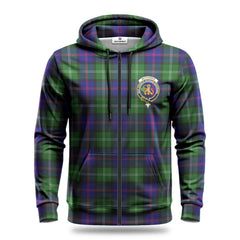 McThomas Modern Tartan Crest Hoodie