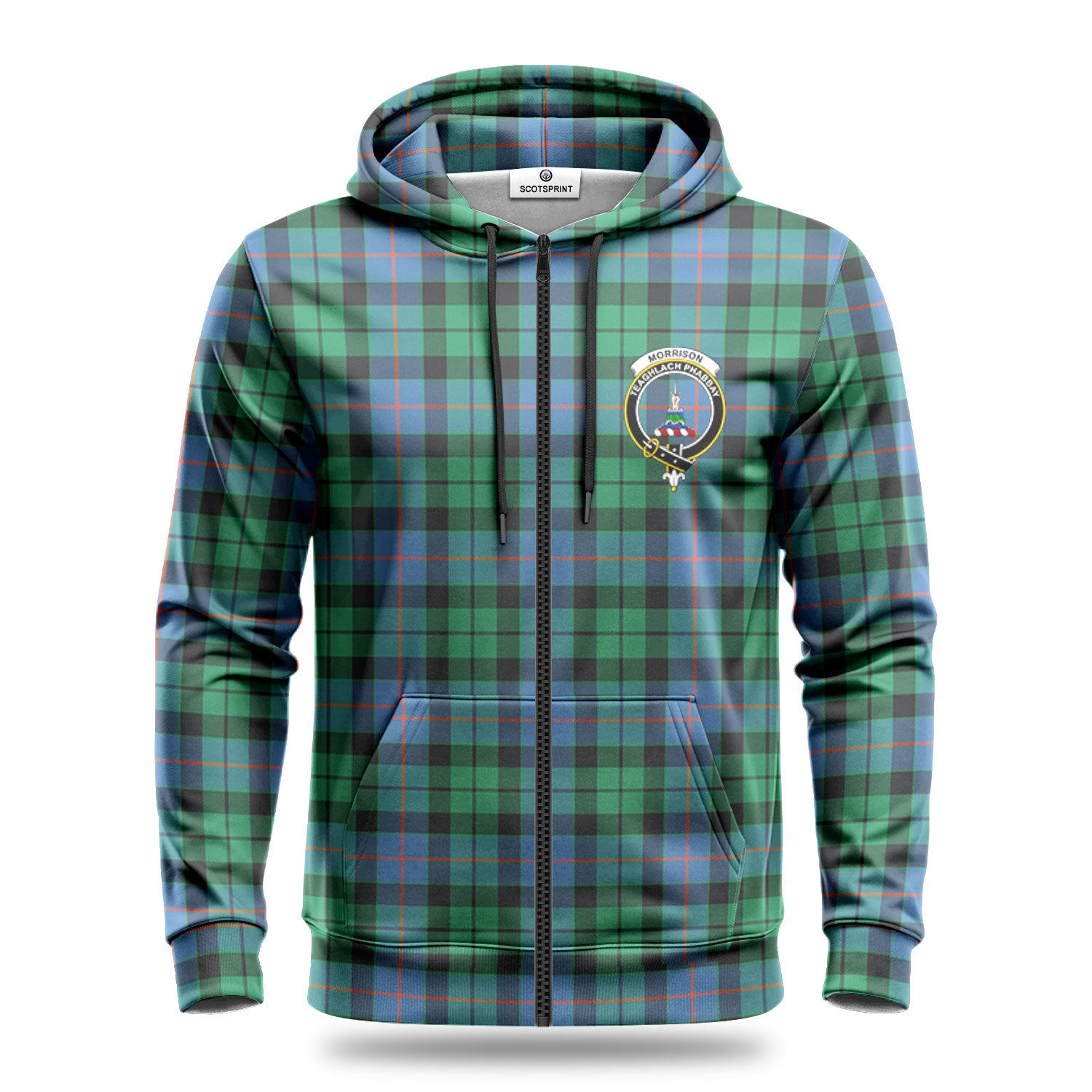 Morrison Ancient Tartan Crest Hoodie