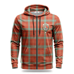 Morrison Red Ancient Tartan Crest Hoodie