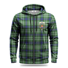 Mow Tartan Crest Hoodie